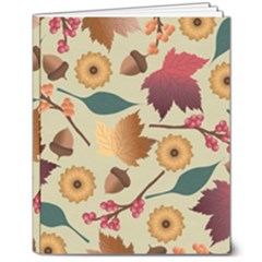 Autumn Leaves Autumn Colour Season 8  X 10  Softcover Notebook by Loisa77