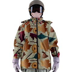 Autumn Leaves Autumn Colour Season Women s Zip Ski And Snowboard Waterproof Breathable Jacket by Loisa77