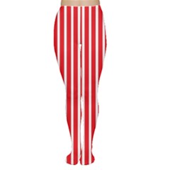 Strip Red White Pattern Tights by Loisa77