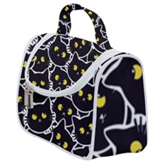 Cat Pattern Pet Drawing Eyes Satchel Handbag by Loisa77