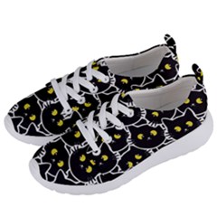 Cat Pattern Pet Drawing Eyes Women s Lightweight Sports Shoes by Loisa77