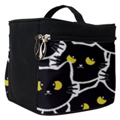 Cat Pattern Pet Drawing Eyes Make Up Travel Bag (small) by Loisa77