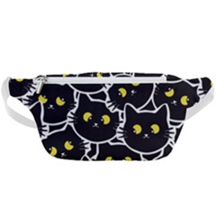 Cat Pattern Pet Drawing Eyes Waist Bag  by Loisa77