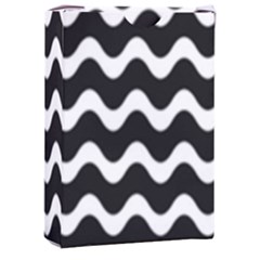 Wave Pattern Wavy Halftone Playing Cards Single Design (rectangle) With Custom Box