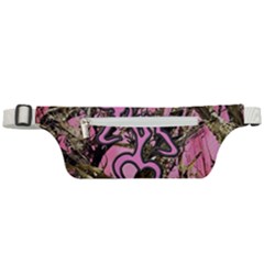 Pink Browning Deer Glitter Camo Camouflage Active Waist Bag by Loisa77