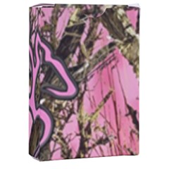 Pink Browning Deer Glitter Camo Camouflage Playing Cards Single Design (rectangle) With Custom Box