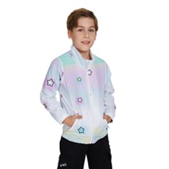 Stars Cute Pastel Pattern Rainbow Kids  Windbreaker