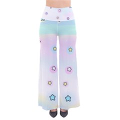 Stars Cute Pastel Pattern Rainbow So Vintage Palazzo Pants by Loisa77