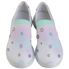 Stars Cute Pastel Pattern Rainbow Women s Lightweight Slip Ons by Loisa77