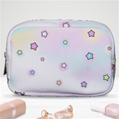 Stars Cute Pastel Pattern Rainbow Make Up Pouch (small) by Loisa77