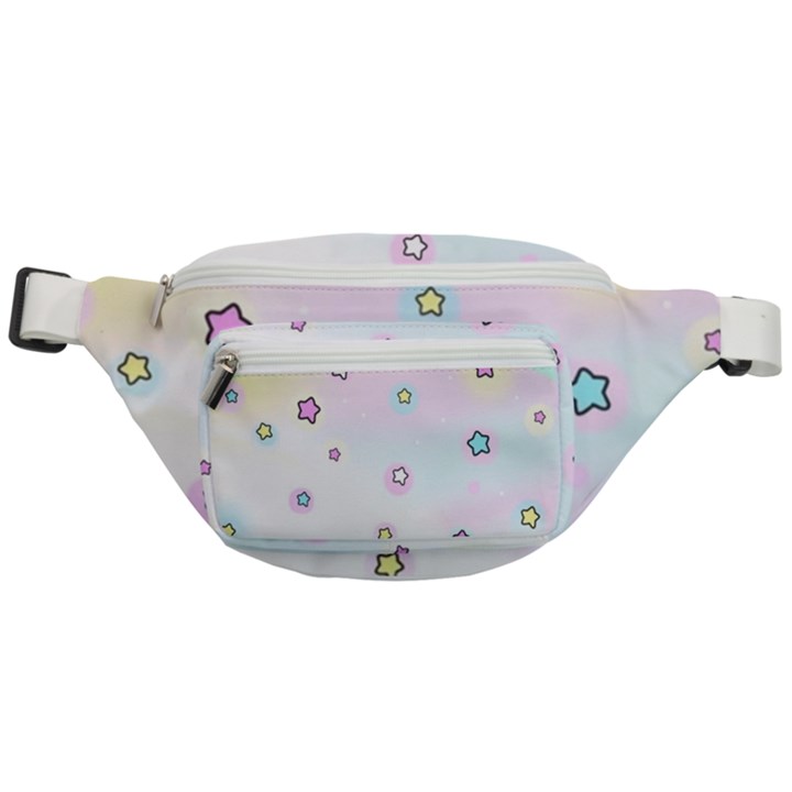 Stars Cute Pastel Pattern Rainbow Fanny Pack