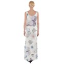 Butterflies Cute Flower Pastel Pattern Thigh Split Maxi Dress View2