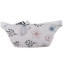 Butterflies Cute Flower Pastel Pattern Waist Bag  View2