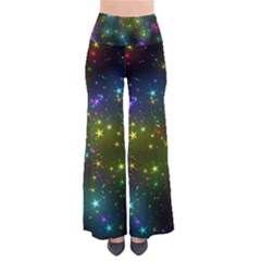 Stars Coloured Lights Background So Vintage Palazzo Pants by Loisa77