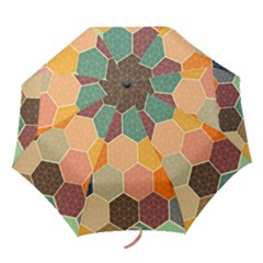 Hexagonal Pattern Vector Folding Umbrellas by Loisa77