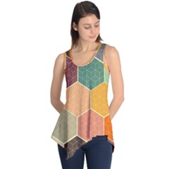 Hexagonal Pattern Vector Sleeveless Tunic by Loisa77