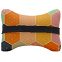 Hexagonal Pattern Vector Seat Head Rest Cushion View2