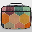 Hexagonal Pattern Vector Full Print Lunch Bag View1