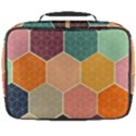 Hexagonal Pattern Vector Full Print Lunch Bag View2