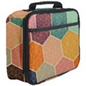 Hexagonal Pattern Vector Full Print Lunch Bag View3