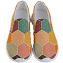 Hexagonal Pattern Vector Men s Lightweight Slip Ons View1