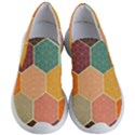 Hexagonal Pattern Vector Women s Lightweight Slip Ons View1