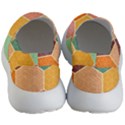 Hexagonal Pattern Vector Women s Lightweight Slip Ons View4