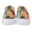 Hexagonal Pattern Vector Women s Slip On Sneakers View4