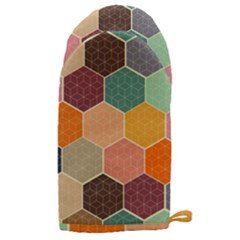 Hexagonal Pattern Vector Microwave Oven Glove by Loisa77