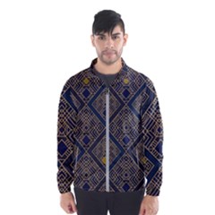 Pattern Seamless Antique Luxury Men s Windbreaker