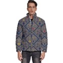 Pattern Seamless Antique Luxury Men s Puffer Bubble Jacket Coat View1