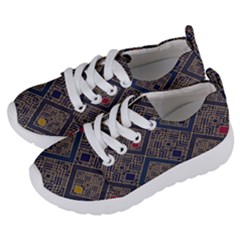 Pattern Seamless Antique Luxury Kids  Lightweight Sports Shoes by Loisa77