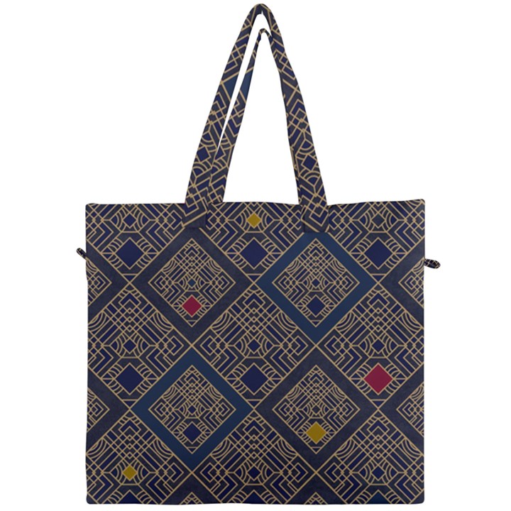 Pattern Seamless Antique Luxury Canvas Travel Bag