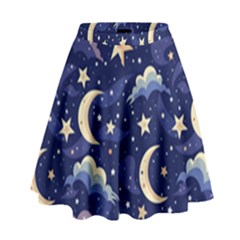 Night Moon Seamless High Waist Skirt by Loisa77