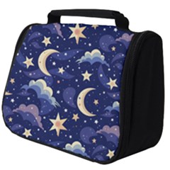 Night Moon Seamless Full Print Travel Pouch (big) by Loisa77