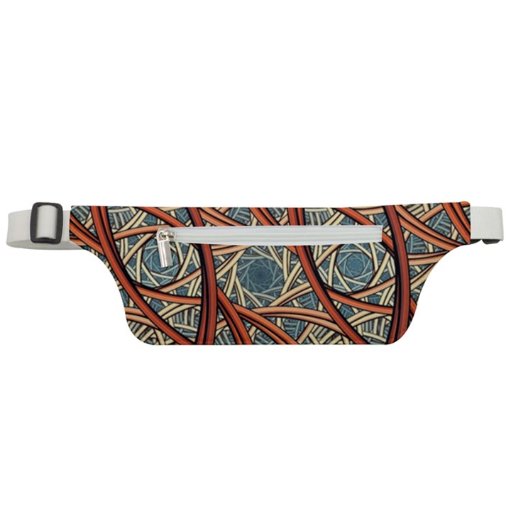 One Church Window Apophysis Art Fractal Active Waist Bag