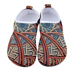 One Church Window Apophysis Art Fractal Men s Sock-style Water Shoes by Loisa77