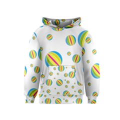 Balloon Ball District Colorful Kids  Pullover Hoodie