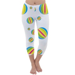 Balloon Ball District Colorful Capri Winter Leggings 