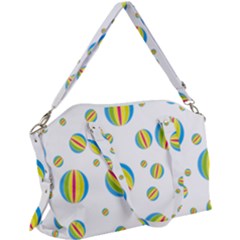 Balloon Ball District Colorful Canvas Crossbody Bag by Ket1n9