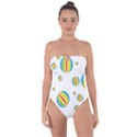 Balloon Ball District Colorful Tie Back One Piece Swimsuit View1