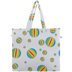 Balloon Ball District Colorful Canvas Travel Bag by Ket1n9