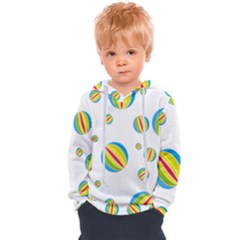 Balloon Ball District Colorful Kids  Overhead Hoodie