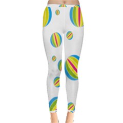 Balloon Ball District Colorful Inside Out Leggings by Ket1n9