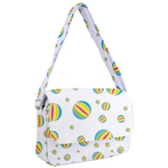 Balloon Ball District Colorful Courier Bag by Ket1n9