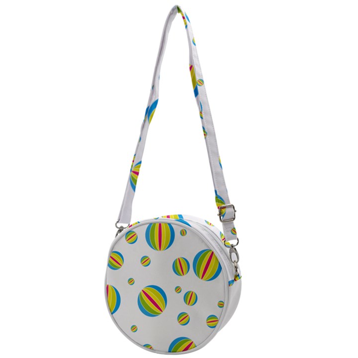 Balloon Ball District Colorful Crossbody Circle Bag