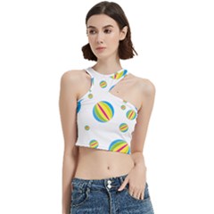 Balloon Ball District Colorful Cut Out Top by Ket1n9