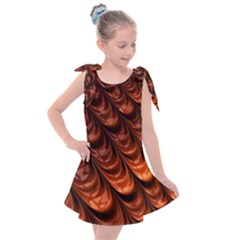 Fractal Frax Kids  Tie Up Tunic Dress by Askadina