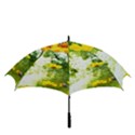 Yellow Flowers Golf Umbrellas View3