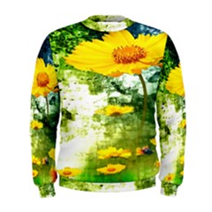 Yellow Flowers Men s Sweatshirt